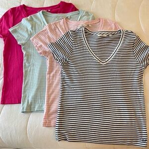 Vineyard Vines Women's Short Sleeve Pima Cotton T’s - like new - $40 for 4